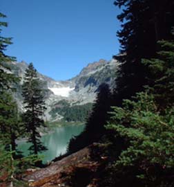 Lk. Blanca glacier