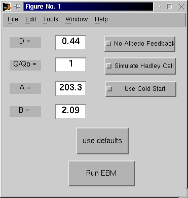 Annual Mean EBM GUI