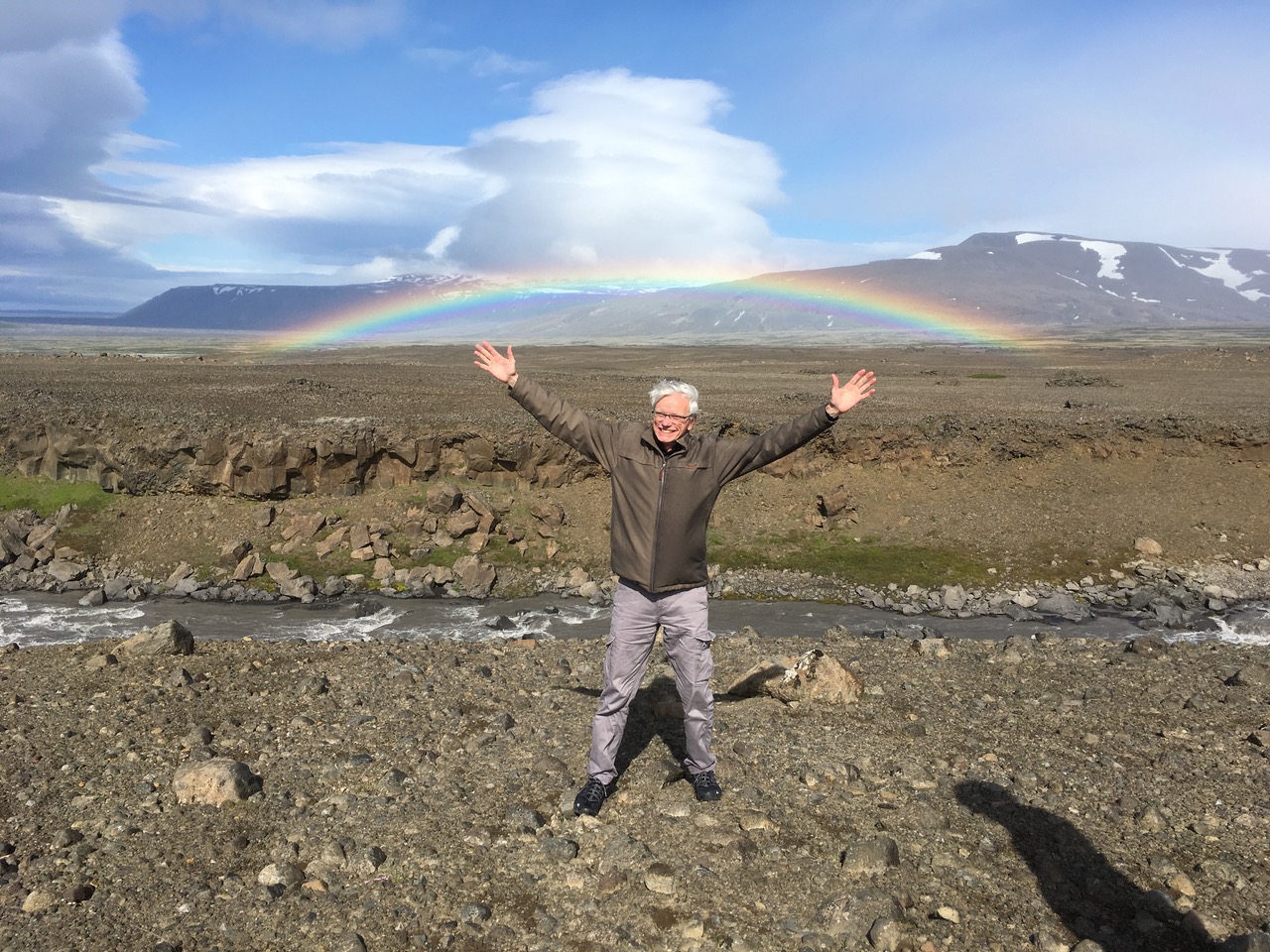 Me, Lenticular Cloud, Rainbow