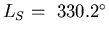 $L_S=\ 330.2^\circ$